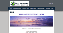 Desktop Screenshot of behrsnecessities.com