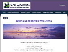 Tablet Screenshot of behrsnecessities.com